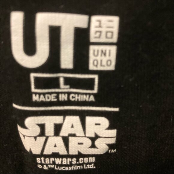 UNIQLO Sz L Star Wars Collab UT Graphic T-Shirt - Picture 5 of 6